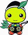 毛呂山町のキャラクター「もろ丸くん」のイラスト