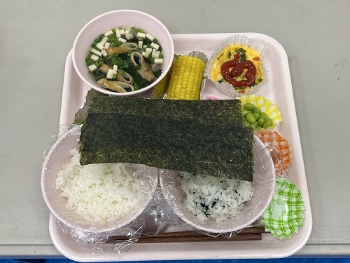 今回の朝ごはん体験教室の献立