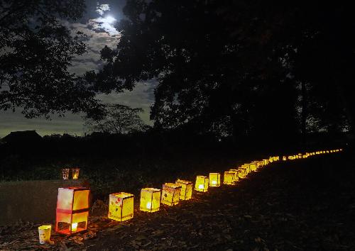 2025鎌倉街道上道絵灯篭の夕べ