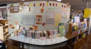 展示図書の様子(R6年度)