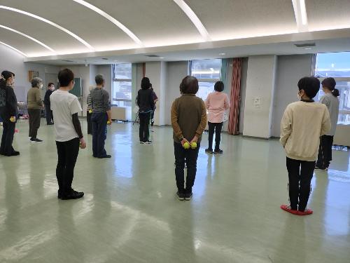 ストレッチ教室の様子