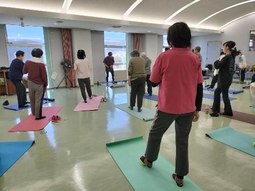 ストレッチ教室の様子