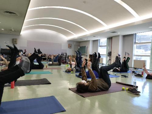 ストレッチ教室の様子