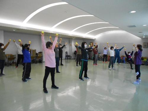 ストレッチ教室の様子