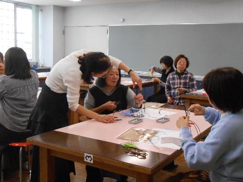 ワイヤークラフト制作風景２