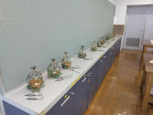 ワイヤークラフト制作風景5