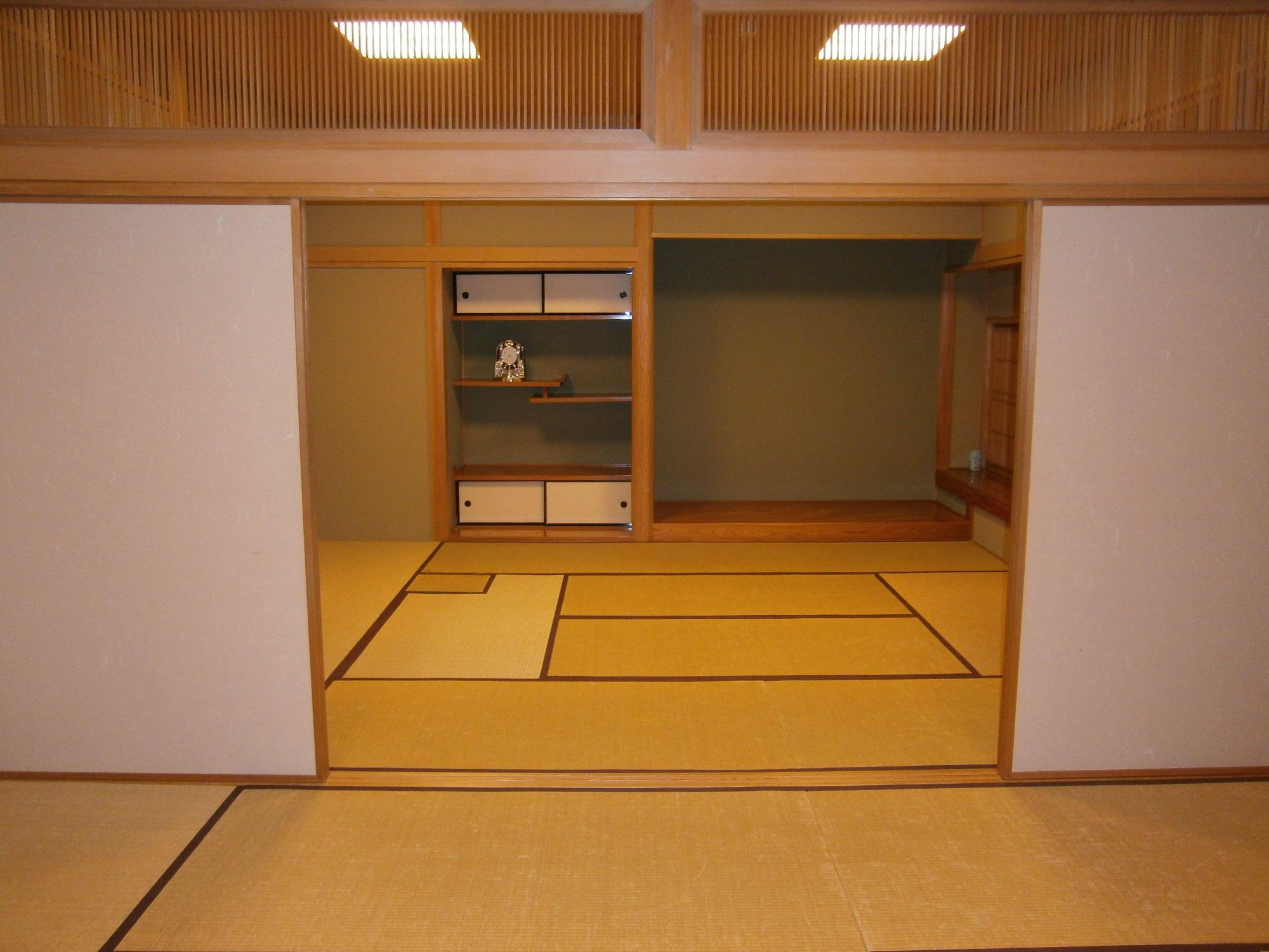 床の間のある和室の写真