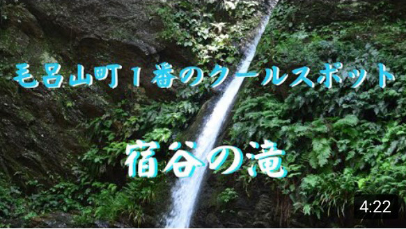 毛呂山町一番のクールスポット「宿谷の滝」をご紹介します。