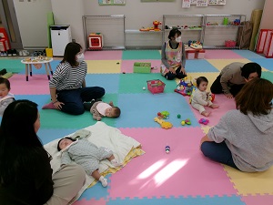 親子交流の様子