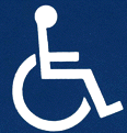 車椅子に人が乗っているイラスト
